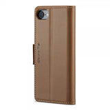 CaseMe iPhone 6/6S/7/8/SE Cover 023 Series Brun