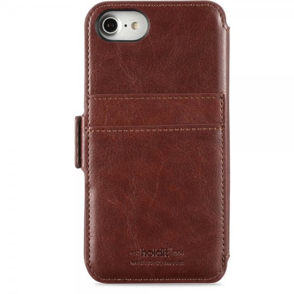 holdit iPhone 6/6S/7/8/SE Cover Berlin Aftageligt Cover Dark Brown