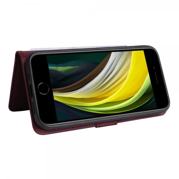 Betopnice iPhone 6/6S/7/8/SE Cover med Aftageligt Cover 005 Rød