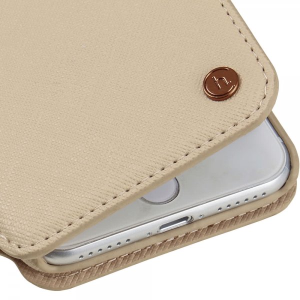 holdit iPhone 6/6S/7/8/SE Cover Stockholm Aftageligt Cover Caramel Beige