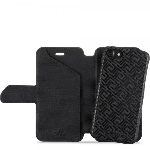 holdit iPhone 6/6S/7/8/SE Cover Stockholm Aftageligt Cover Celia Sort