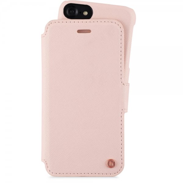 holdit iPhone 6/6S/7/8/SE Cover Stockholm Aftagelig Skal Rosa