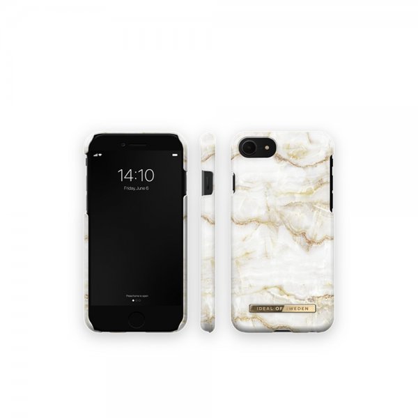 Ideal of Sweden iPhone 6/6S/7/8/SE Cover Fashion Case Golden Pearl Marble