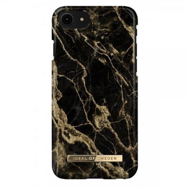 Ideal of Sweden iPhone 6/6S/7/8/SE Cover Fashion Case Golden Smoke Marble