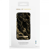Ideal of Sweden iPhone 6/6S/7/8/SE Cover Fashion Case Golden Smoke Marble
