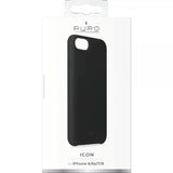 Puro iPhone 6/6S/7/8/SE Skal Icon Sort