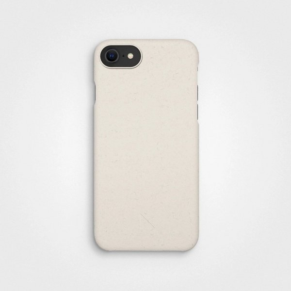 agood company iPhone 6/6S/7/8/SE Cover Plantebaseret Vanilla White