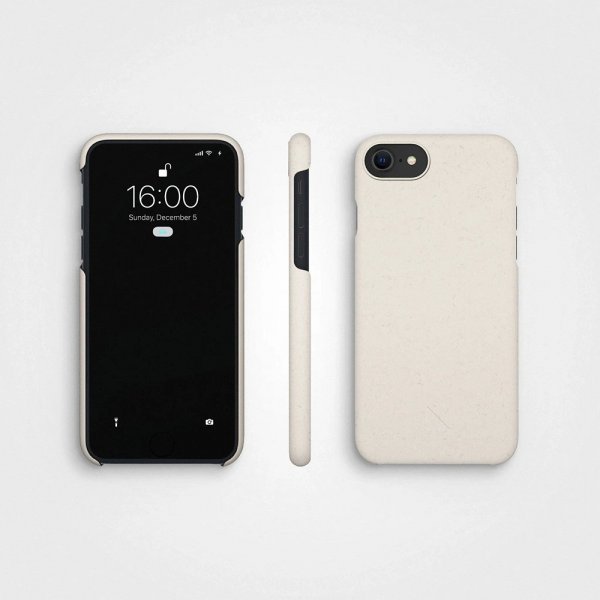 agood company iPhone 6/6S/7/8/SE Cover Plantebaseret Vanilla White