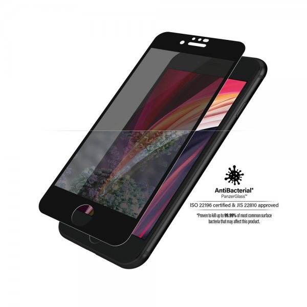 PanzerGlass iPhone 6/6S/7/8/SE Skærmbeskyttelse Edge-to-Edge Case Friendly Privacy