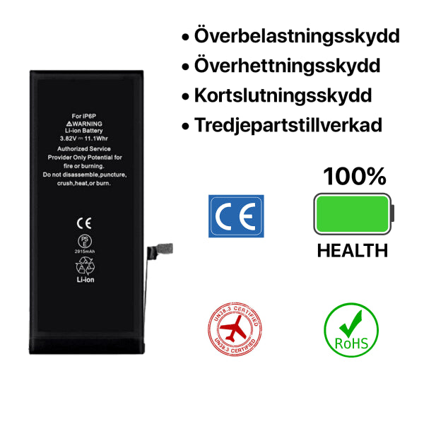 iPhone 6 Plus Batteri Høj Kvalitet