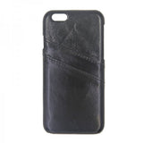 iPhone 6/6S Etui Kortlomme Udvendig Sort