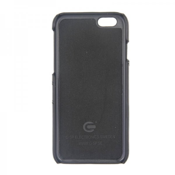 iPhone 6/6S Etui Kortlomme Udvendig Sort