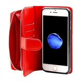 iPhone 6/6S Etui Magnetisk Aftageligt Cover Rød