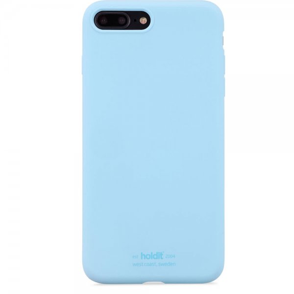 holdit iPhone 7 Plus/iPhone 8 Plus Cover Silikone Lyseblå