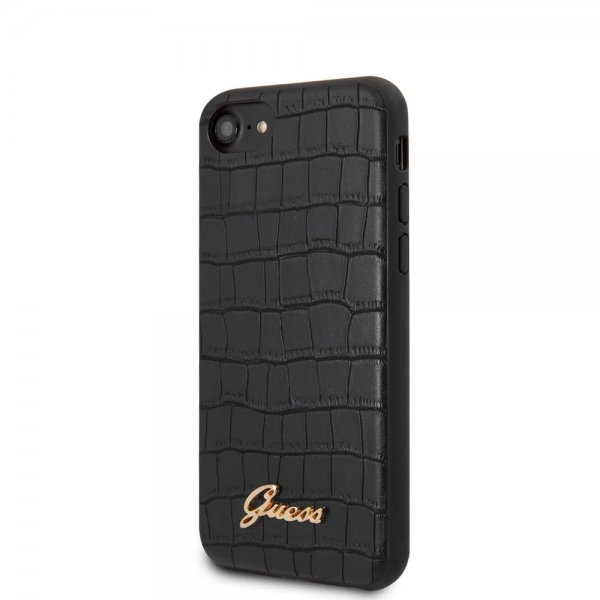 Guess iPhone 7/8/SE Cover Croco Sort