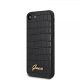 Guess iPhone 7/8/SE Cover Croco Sort