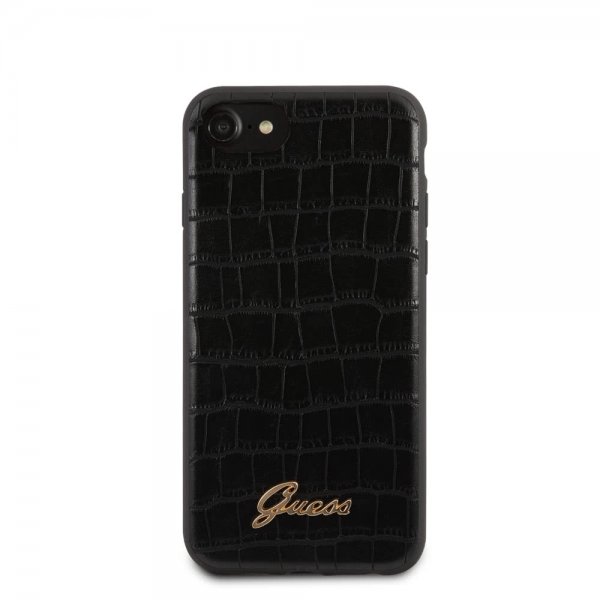 Guess iPhone 7/8/SE Cover Croco Sort