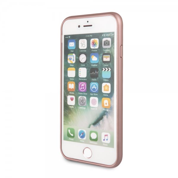 Guess iPhone 7/8/SE Cover Iridescent Cover Rosaguld