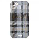 Krusell iPhone 7/8/SE Cover Limited Plaid Dark Grey