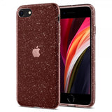Spigen iPhone 7/8/SE Cover Liquid Crystal Glitter Rose Quartz
