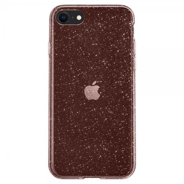 Spigen iPhone 7/8/SE Cover Liquid Crystal Glitter Rose Quartz