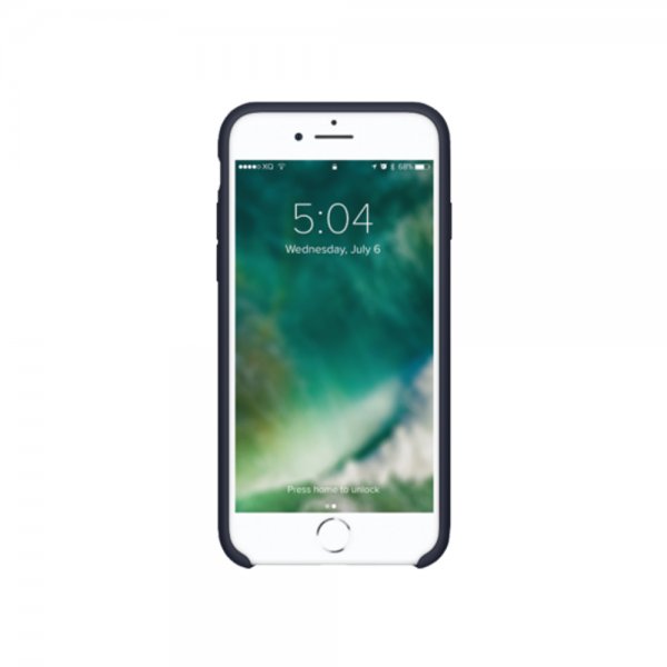 Xqisit iPhone 7/8/SE Cover Silikone Midnight Blue