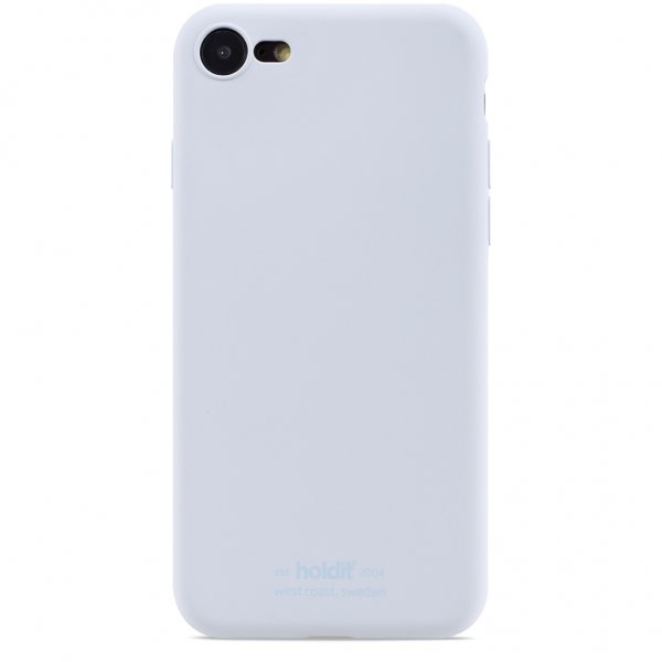holdit iPhone 7/8/SE Cover Silikone Mineral Blue
