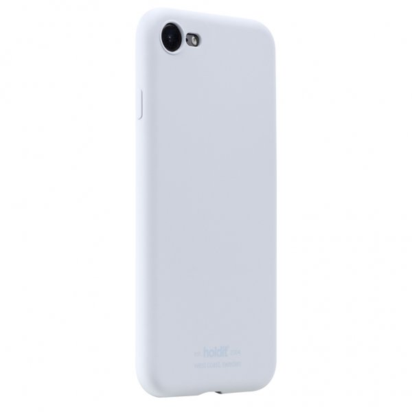 holdit iPhone 7/8/SE Cover Silikone Mineral Blue