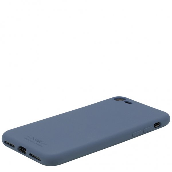 holdit iPhone 7/8/SE Cover Silikone Pacific Blue