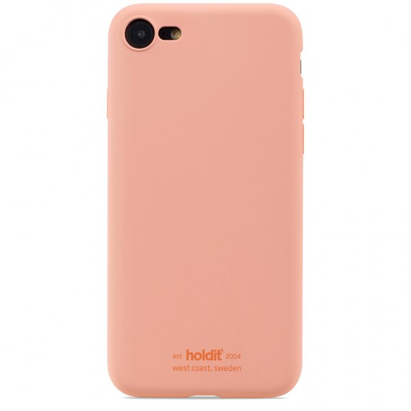 holdit iPhone 7/8/SE Cover Silikone Pink Peach