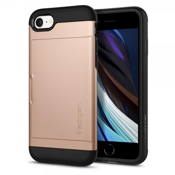 Spigen iPhone 7/8/SE Cover Slim Armor CS Blush Gold