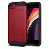 Spigen iPhone 7/8/SE Cover Slim Armor CS Rød