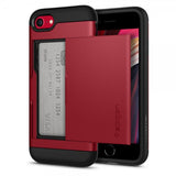 Spigen iPhone 7/8/SE Cover Slim Armor CS Rød