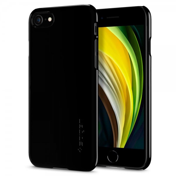 Spigen iPhone 7/8/SE Cover Thin Fit Jet Black