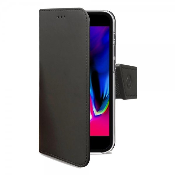 Celly iPhone 6/6S/7/8/SE Cover Wally Wallet Case Sort