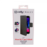 Celly iPhone 6/6S/7/8/SE Cover Wally Wallet Case Sort
