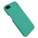 iPhone 7/8/SE Cover Ægte Læder MagSafe Cyan