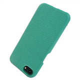 iPhone 7/8/SE Cover Ægte Læder MagSafe Cyan