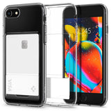 Spigen iPhone 7/8/SE Cover Crystal Slot Crystal Clear