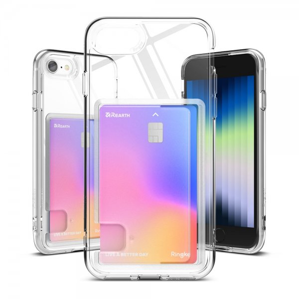 Ringke iPhone 7/8/SE Cover Fusion Card Clear