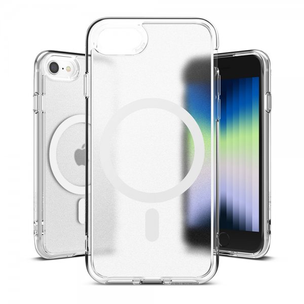 Ringke iPhone 7/8/SE Cover Fusion Magnetic MagSafe Mat Klar
