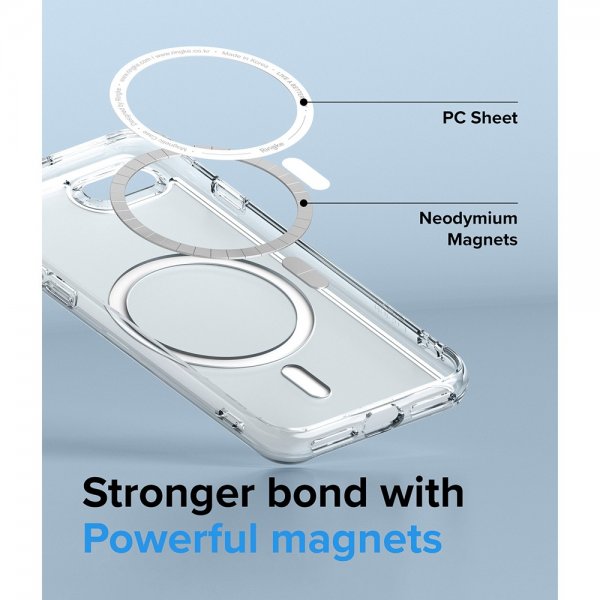 Ringke iPhone 7/8/SE Cover Fusion Magnetic MagSafe Mat Klar