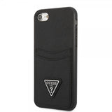 Guess iPhone 7/8/SE Cover Saffiano Double Cardslot Sort