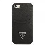 Guess iPhone 7/8/SE Cover Saffiano Double Cardslot Sort