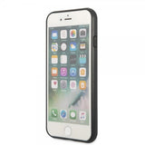 Guess iPhone 7/8/SE Cover Saffiano Metal Logo Sort