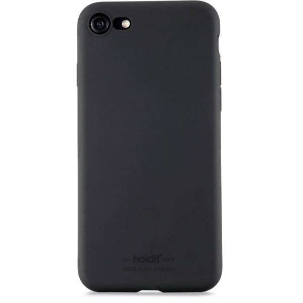 Holdit iPhone 7/8/SE Cover Silikone Sort