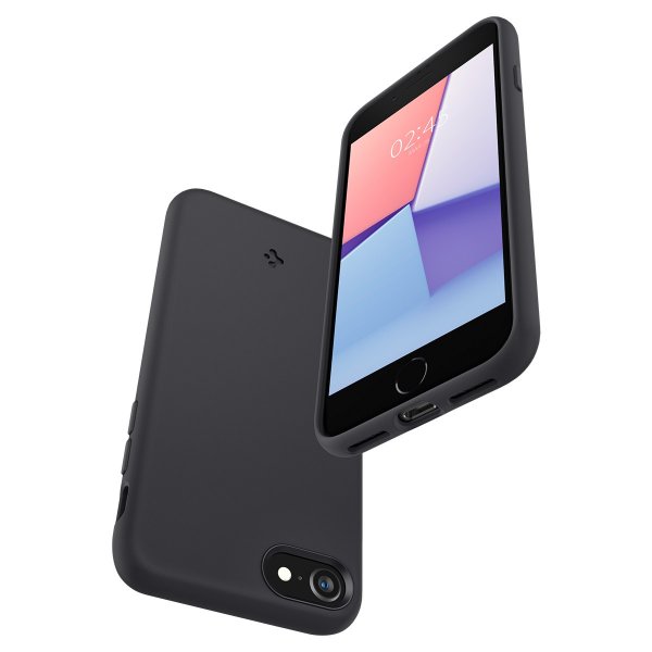 Spigen iPhone 7/8/SE Cover Silicone Fit Sort