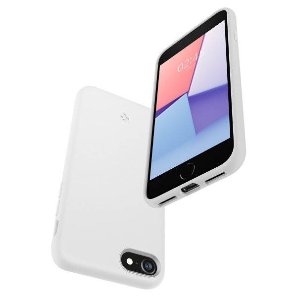 Spigen iPhone 7/8/SE Cover Silicone Fit Hvid