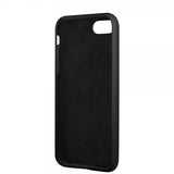 Guess iPhone 7/8/SE Skal Silicone Metal Logo 4G Sort