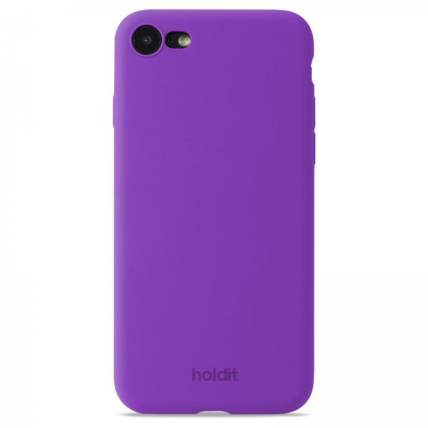 holdit iPhone 7/8/SE Cover Silikone Bright Purple